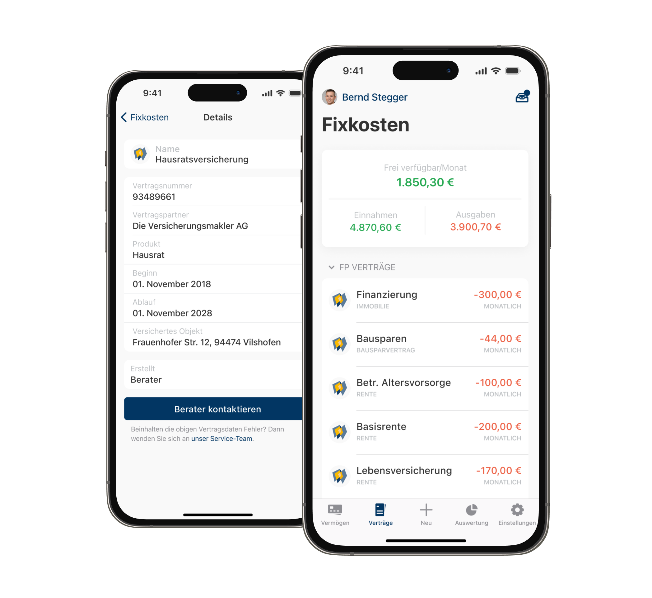 Fixkosten und Verträge
